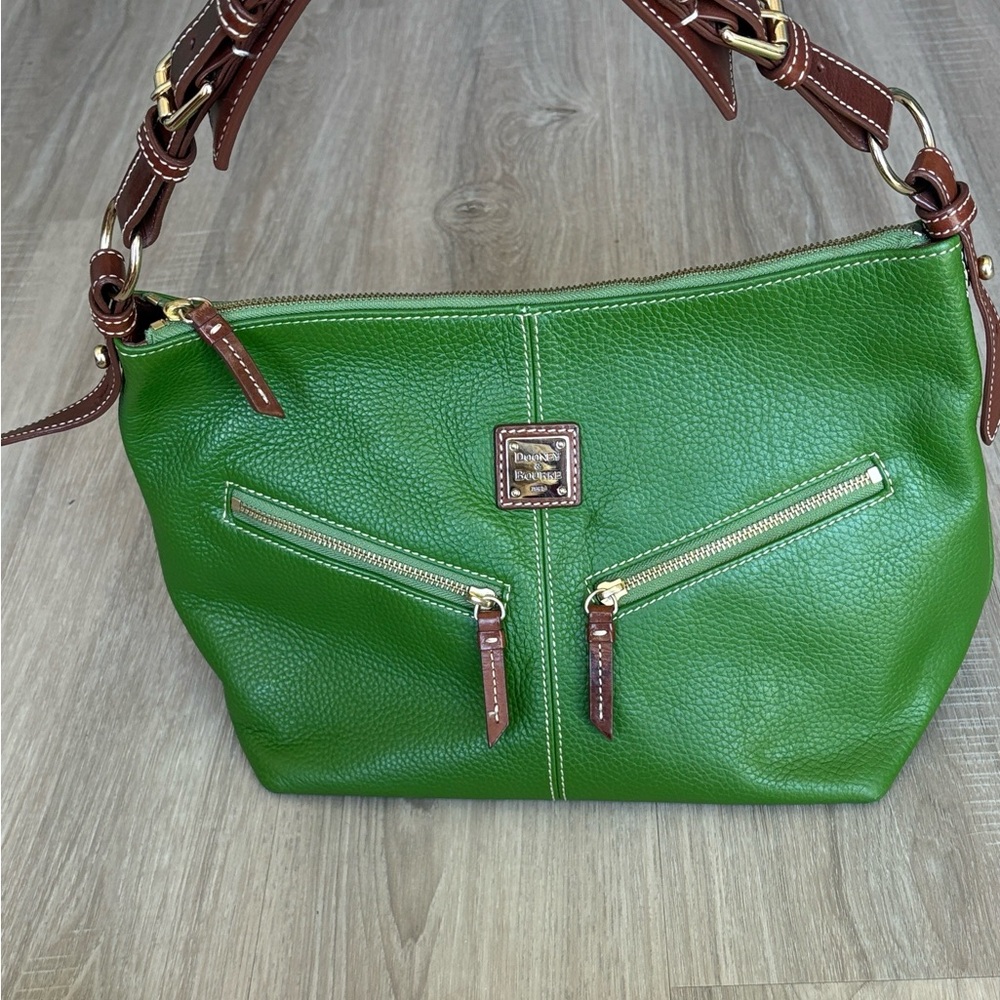 Dooney & Bourke Vibrant Green Mary Bag - Picture 3 of 10
